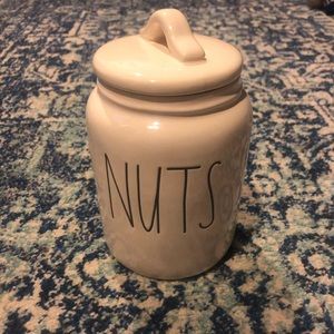 Rae Dunn Nuts canister